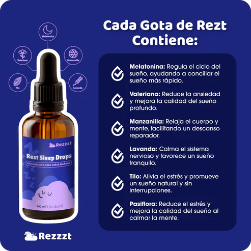 Rezt Sleep Drops™ Gotitas para Dormir 💤